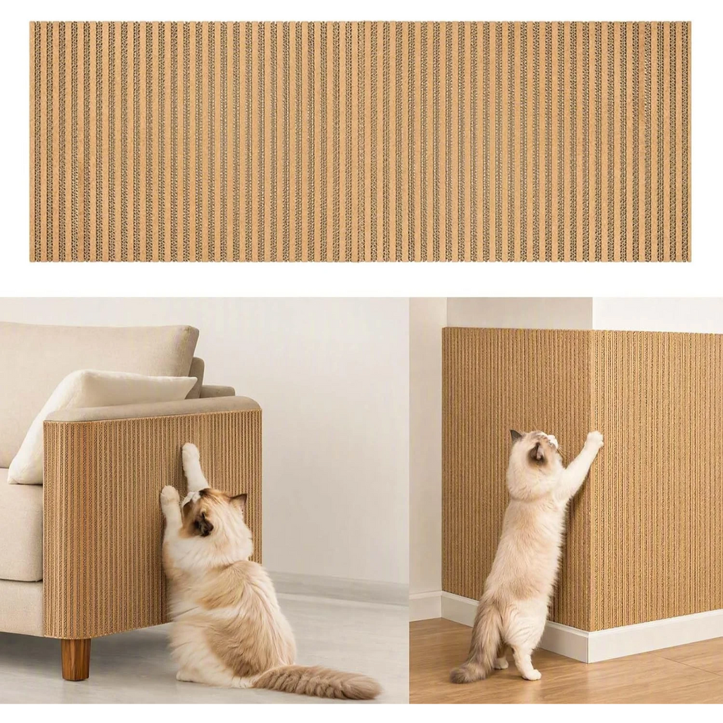 Natural Cork Cat Scratch Board & Furniture Protector