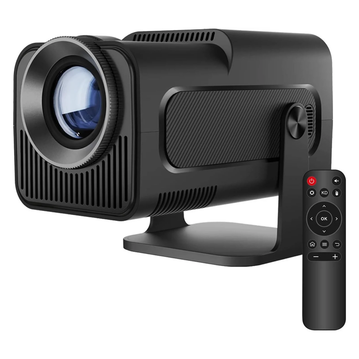 HY320 1080P Android Projector, 390ANSI, WiFi6, Bluetooth 5.0, Portable Home Theater