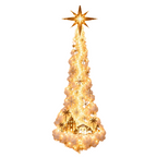 AUOBAG Christmas Wall Decor Lights, LED Christmas Decorations Indoor (Nativity Star)