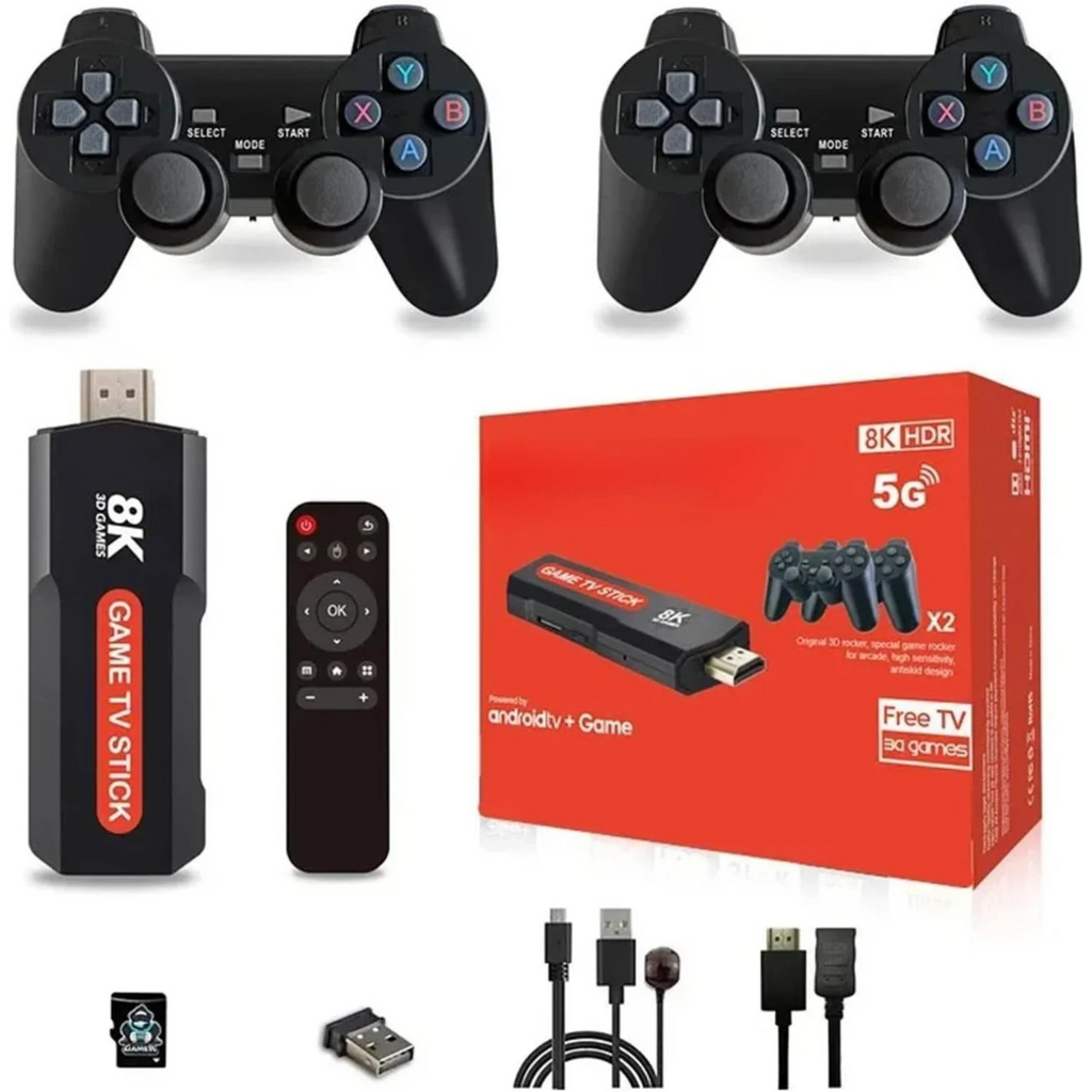 Q9 USB 2.0 Dual System Game Stick 8K Retro Console with 20000+ Games