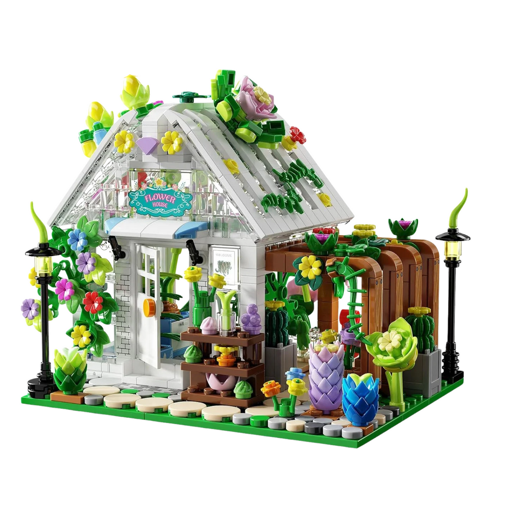 Flower House Building Set with LED Lights for Girls 8-12 (719Pcs)