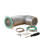 Magnetic Dryer Vent Connector Kit, Quick Connect Hose Coupling for Tight Laundry Spaces