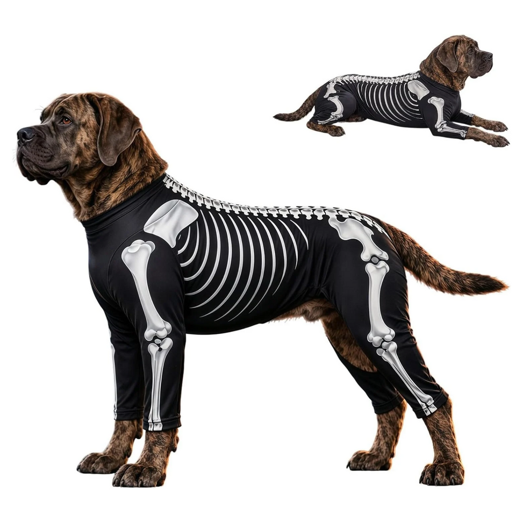 Dog Halloween Costumes Skeleton, Skeleton Dog Costume Large Breed，XX-Large