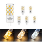 3W LED G4 Bi-pin Bulb 12V AC/DC 2700K/3000K/4000K 3CCT 270LM(6 Pack)