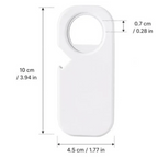 3-in-1 Magnetic Bottle Opener, Can Opener & More, White Stainless Steel Manual Kitchen Tool for Beer Soda Cans, Wall Mount & Portable for Home, Camping, Bar （1Pc)
