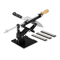 Guided Knife Sharpening System,GEN3 Aluminum Alloy Angle Adjustable Knife Sharpening Kit, with 3 Sharpening Stones(320#, 800#, 2000#), for Kitchen Knives/Outdoor Knives