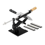 Guided Knife Sharpening System,GEN3 Aluminum Alloy Angle Adjustable Knife Sharpening Kit, with 3 Sharpening Stones(320#, 800#, 2000#), for Kitchen Knives/Outdoor Knives