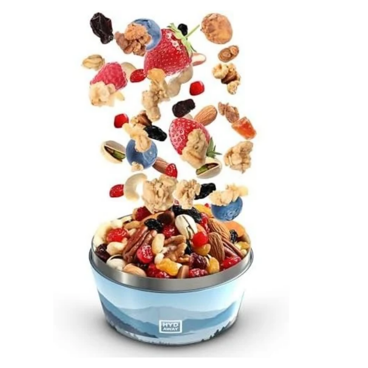 1-Quart Collapsible Insulated Bowl with Lid