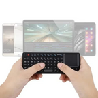 Gugxiom 2.4G Wireless Touchpad Keyboard, USB2.0 Mini Wireless Keyboard with 69 Backlight Keys, with Touch Pad, IR Indicator, Receiver and USB Cable