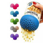1pc Multi-Use Silicone Can Strainer - Mini Colander & Kitchen Gadget for Home Kitchen Accessories Gray