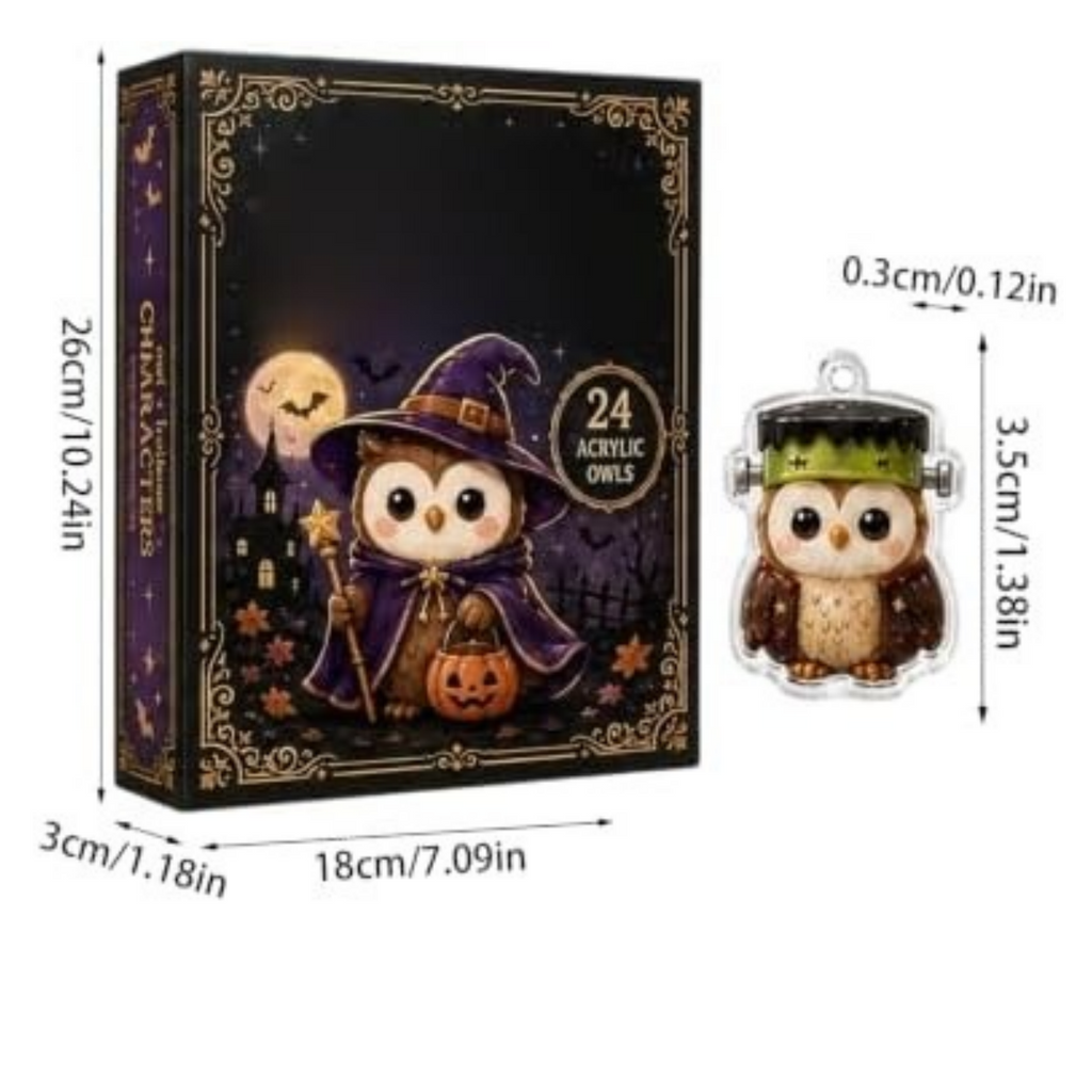 Halloween Advent Calendar 2026, 24 Days Christmas Countdown, #A2
