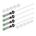 W11130362 4PCS Suspension Rod fit, for Whirlpool Maytag Kenmore Washer, 23.2 Inch, W10594080 W10735786 W10748956 W10780040 W10821710 W10901056