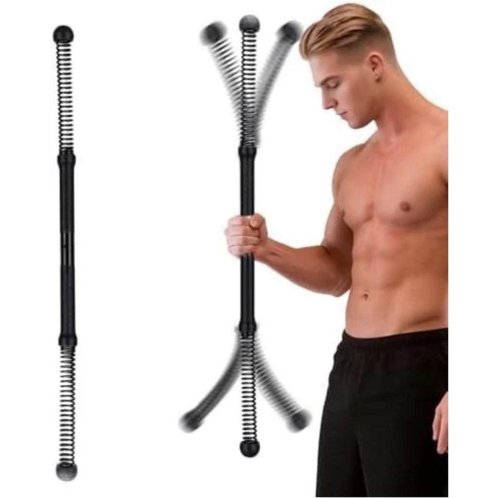 Fitness Exercise Bar, 2in1 Functional Shoulder Exercise Equipment, Workout Bar Elastic Fitness Stick for Pilates Sports Arm Muscles Strength