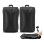 2 Pack Vacuum Bags for Travel with Pump, Reusable Waterproof Acuums Compression Bags with USB-C Charging, Vacuum Seal Bag for Clothing Travel (2)