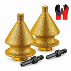Diamond Chamfering Bit for Angle Grinder, 4-in-1 Brazed Diamond Tile Grinding Tool