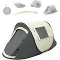 Pop-up Camping Tent, Waterproof Pop Up Tent, Outdoor Tents, Dual-Door Design, for Camping Hiking Traveling