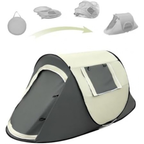 Pop-up Camping Tent, Waterproof Pop Up Tent, Outdoor Tents, Dual-Door Design, for Camping Hiking Traveling