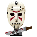 Jason Universe Hockey Mask Building Kit, 311-Piece Horror Collectible with Display Stand