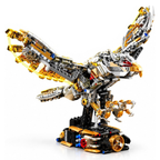 Mechanical Eagle Building Block Set with LED Light for Ages 8-12+