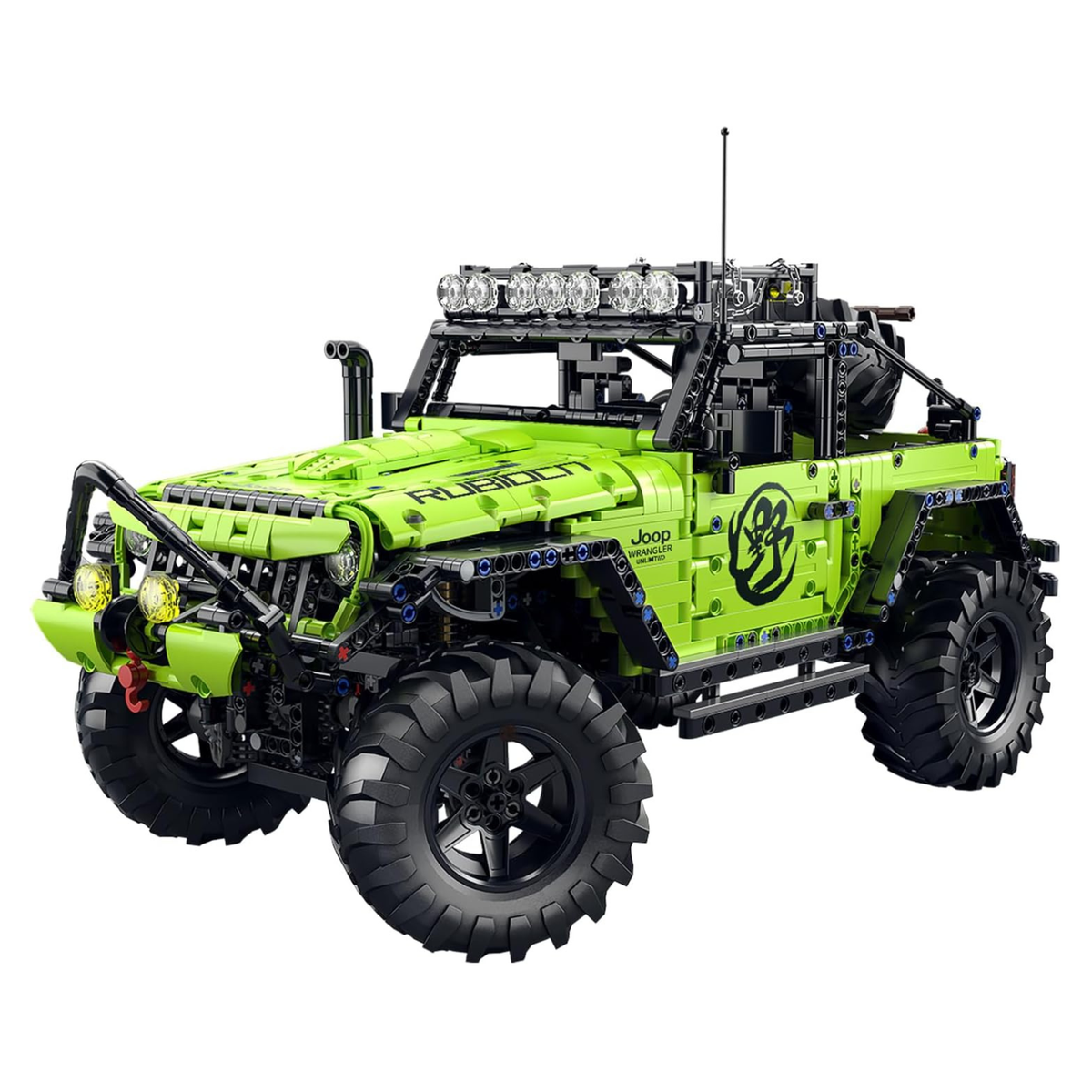 Wrangler 1:8 Off-Road Building Blocks, 2,357-Piece 4x4 SUV Model Kit