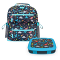 Kids 14” Backpack Set With Kids Prints Lunch Box
