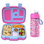 Bentgo Kids Prints Lunch Box & Water Bottle Set