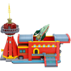 Futurama Planet Express Headquarters Building Set, 1,135-Piece Model with Light-Up Tower