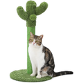 Made4Pets Cactus Cat Scratching Post, 25.6" with Plush Ball