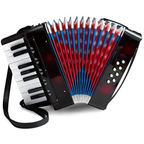 Kids Accordion with 17 Keys, Acordeones para Niños