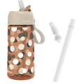 Kids Water Bottle, Replacement Straws Set, Leak-Proof, 15 oz