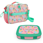 Prints Insulated Lunch Bag Set With Kids Bento-Style Lunch Box