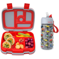 Kids Prints Lunch Box Kids Water Bottle - New & Improved