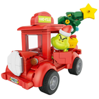 Dr. Seuss Grinch Truck Building Set, 300-Piece Christmas Collectible with Grinch Figure