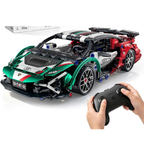 Remote Control Race Car Building Blocks, RC Construction Toy Set