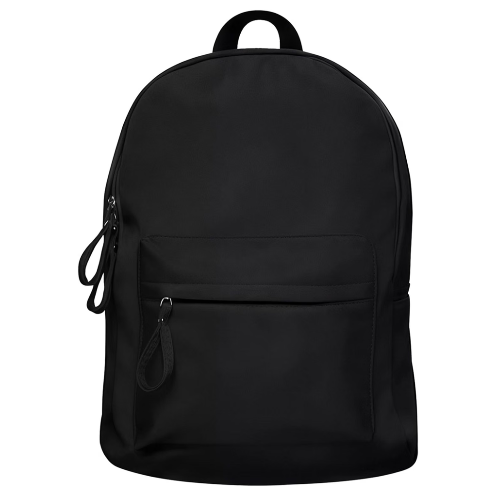 Black Portable Backpack, Oxford Cloth Laptop Travel & School Daypack with Spacious Storage