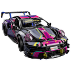 1:10 Sport Race Car Building Set, 1,611-Piece Supercar Model Kit