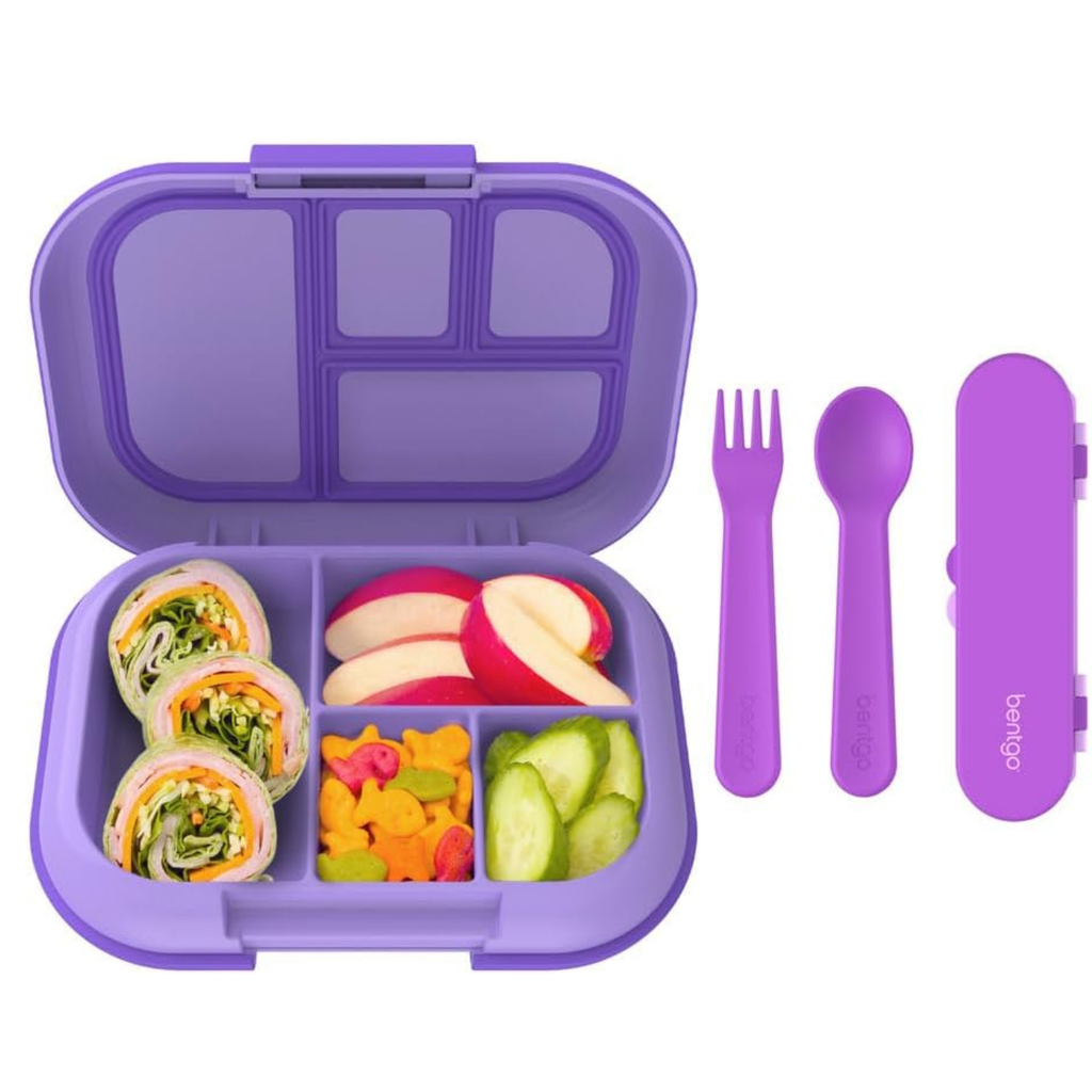 Kids Chill Lunch Box With Kids Reusable Plastic Utensils