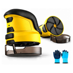 Electric Ice Scraper for Car Windshield, Rechargeable Frost Remover, Gloves