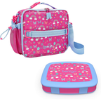 Prints Insulated Lunch Bag Set With Kids Bento-Style Lunch Box