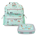 Kids 14” Backpack Set With Kids Prints Lunch Box