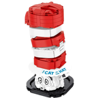 Officially Licensed Dr. Seuss Cat in The Hat Bust with Printed Parts, Includes 556 Pieces Multicolored Brick Building Set