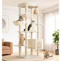 Made4Pets 71" Tall Cat Tree, Multi-Level Tower with Condo, Hammocks & Perches