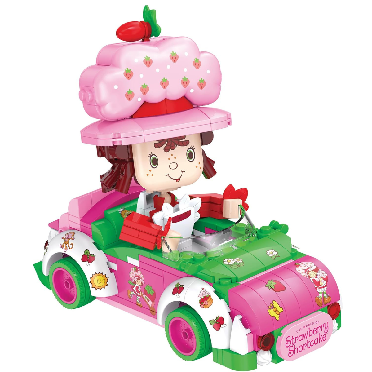 Strawberry Shortcake Berry Cruiser Building Kit, 362-Piece Figure & Car Set