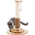 Made4Pets Cat Scratching Post, 23" Indoor Cat Scratcher with Self-Groomer