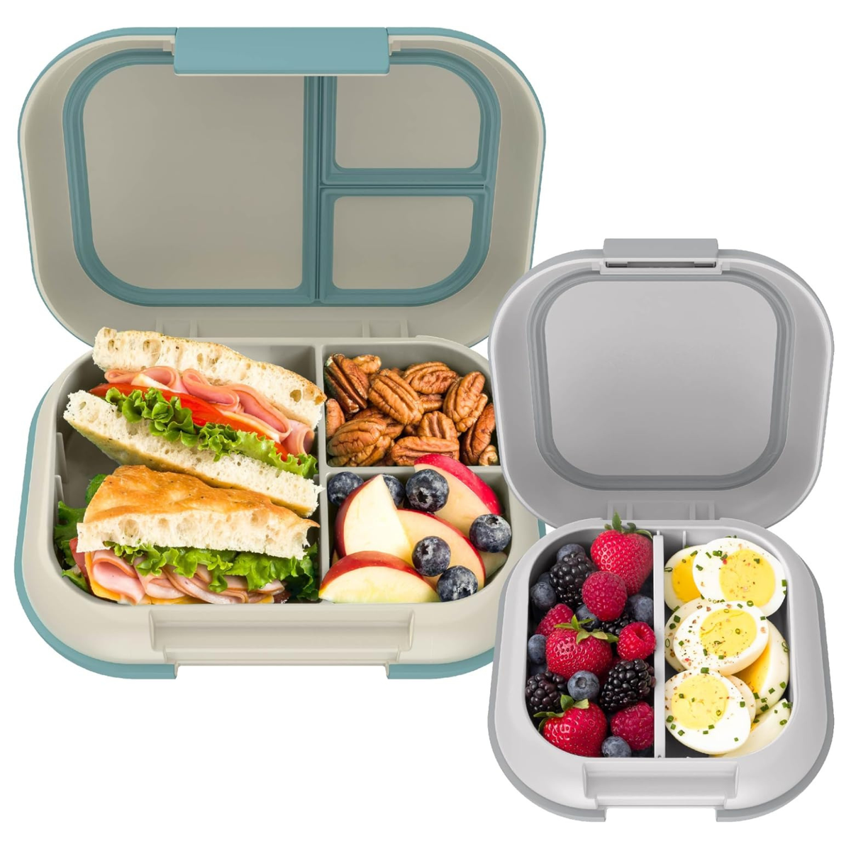 Chill Set With Max (Bone & Glacier Blue) and Mini Lunch Box (Crisp Grays)