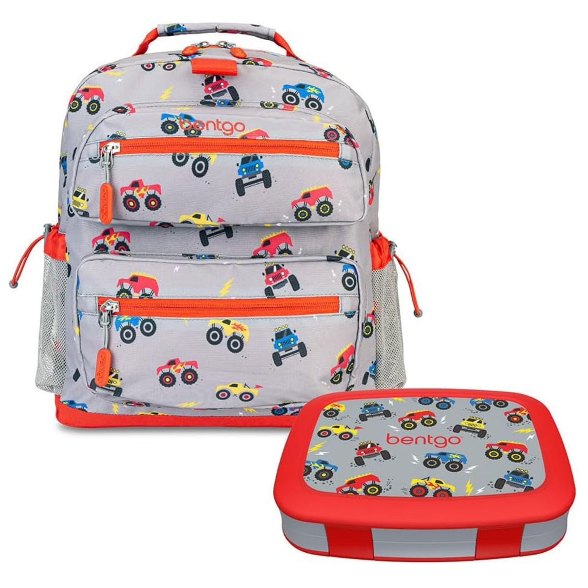 Kids 14” Backpack Set With Kids Prints Lunch Box