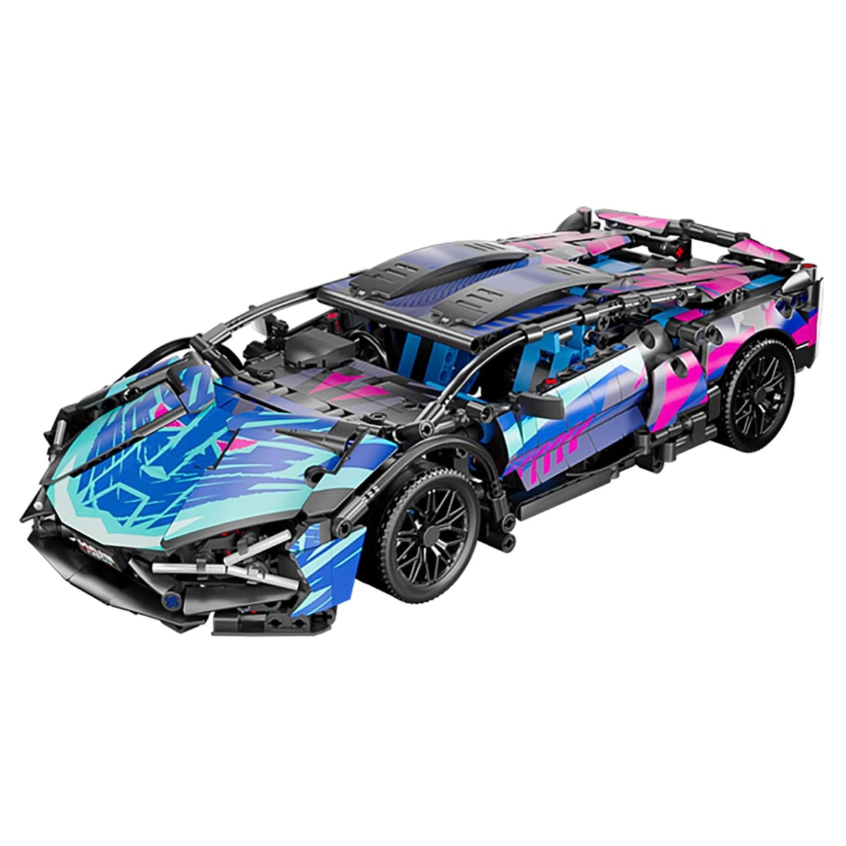 1:14 Sport Racing Car Building Blocks, Supercar MOC Model Kit