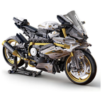 Chodia 1:5 Motorcycle Building Set, 2,078-Piece Large-Scale Model