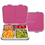 Kids Stainless Steel Leak-Resistant Lunch Box, 3 Compartments