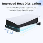 Horizontal Stand for PS5 Console (Disc & Digital Edition) - Minimalist Flat Base Holder Dock Accessories